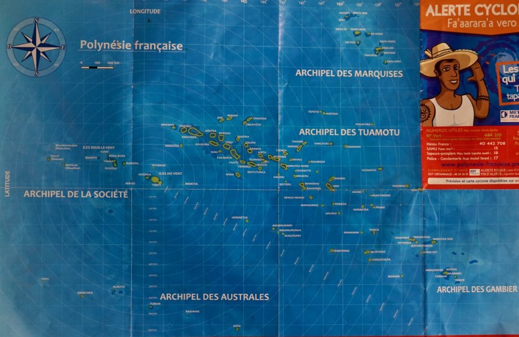 Французская Полинезия, оформление прибытия на яхте